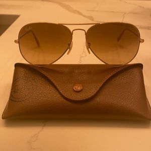 Rayban Aviator brown gradient sunglasses